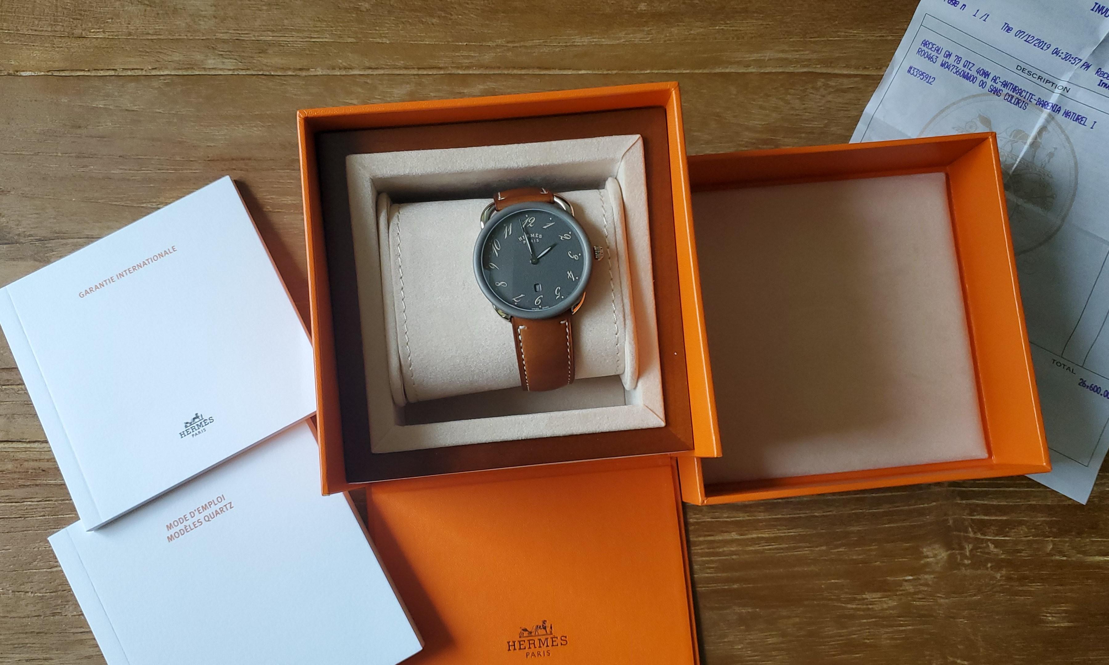 Hermes Arceau 78 Menswatch 100 New Carousell