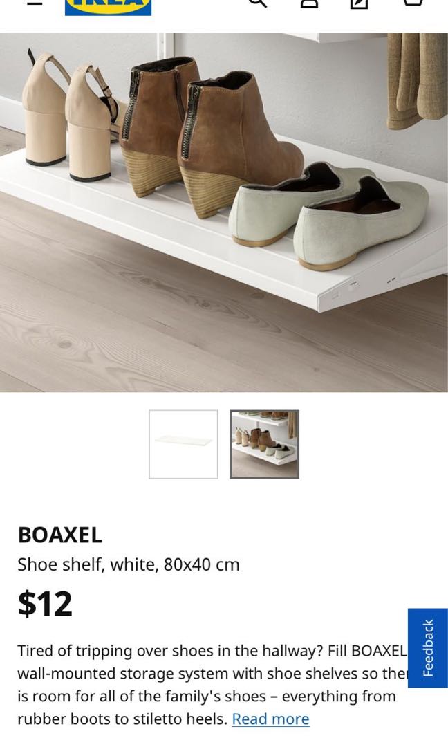 Boaxel best sale shoe shelf