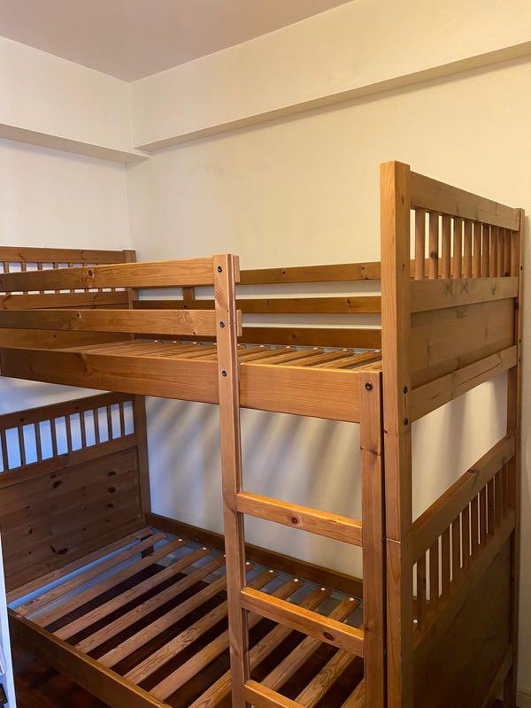 Ikea Hemnes bunk bed, 傢俬＆家居, 傢俬, 床架及床褥 Carousell