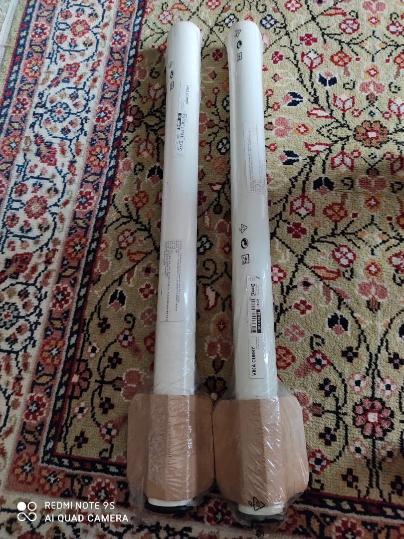 IKEA Vika Curry Table Legs 2pieces, Furniture & Home Living, Furniture