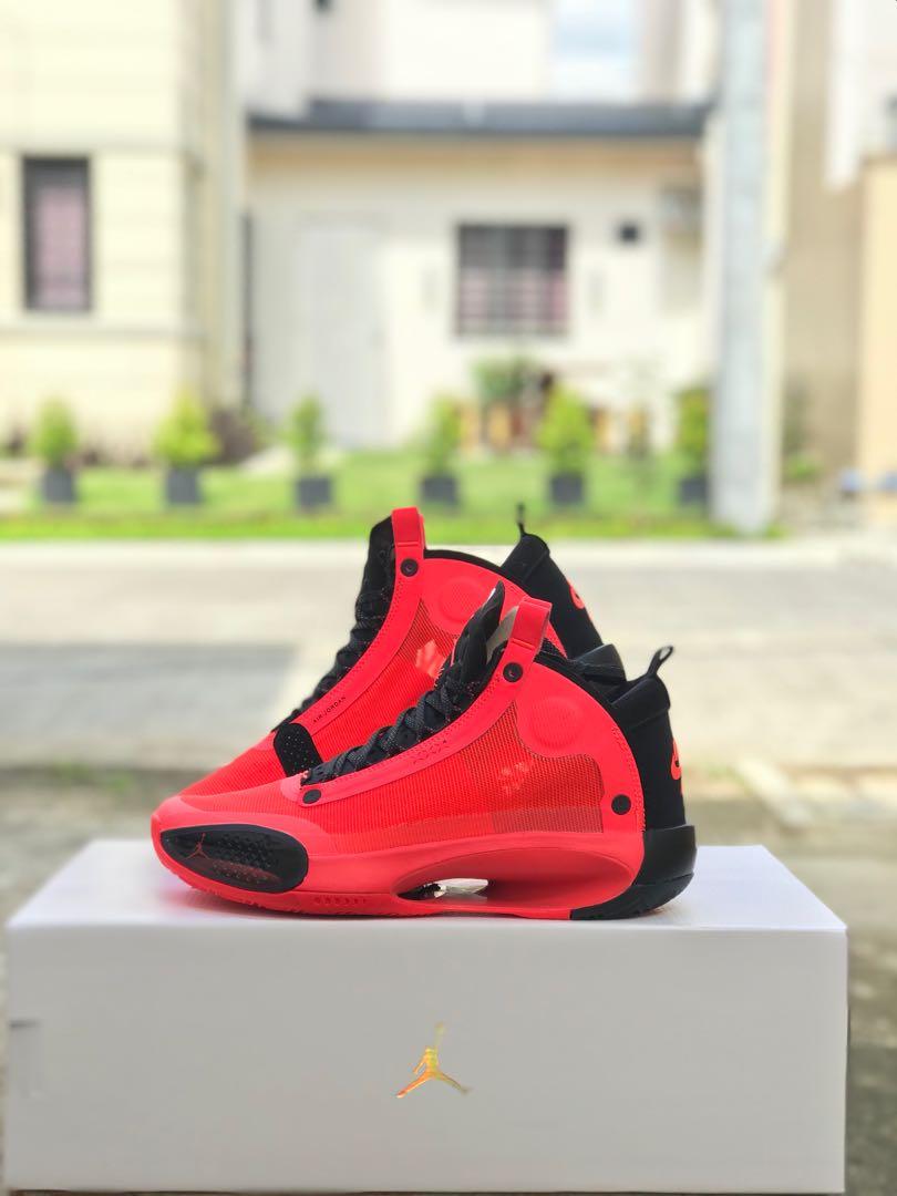 JORDAN 34 INFRARED, Men's Fashion, Footwear, Sneakers on Carousell