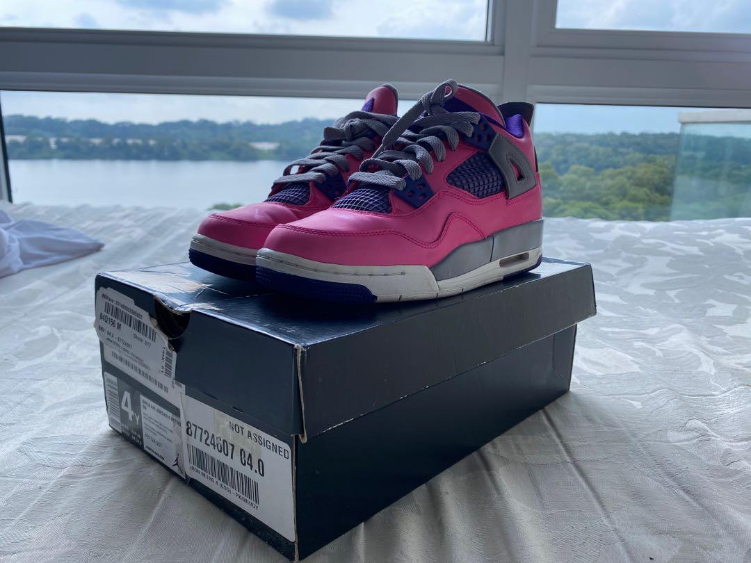 jordan 4 pink foil