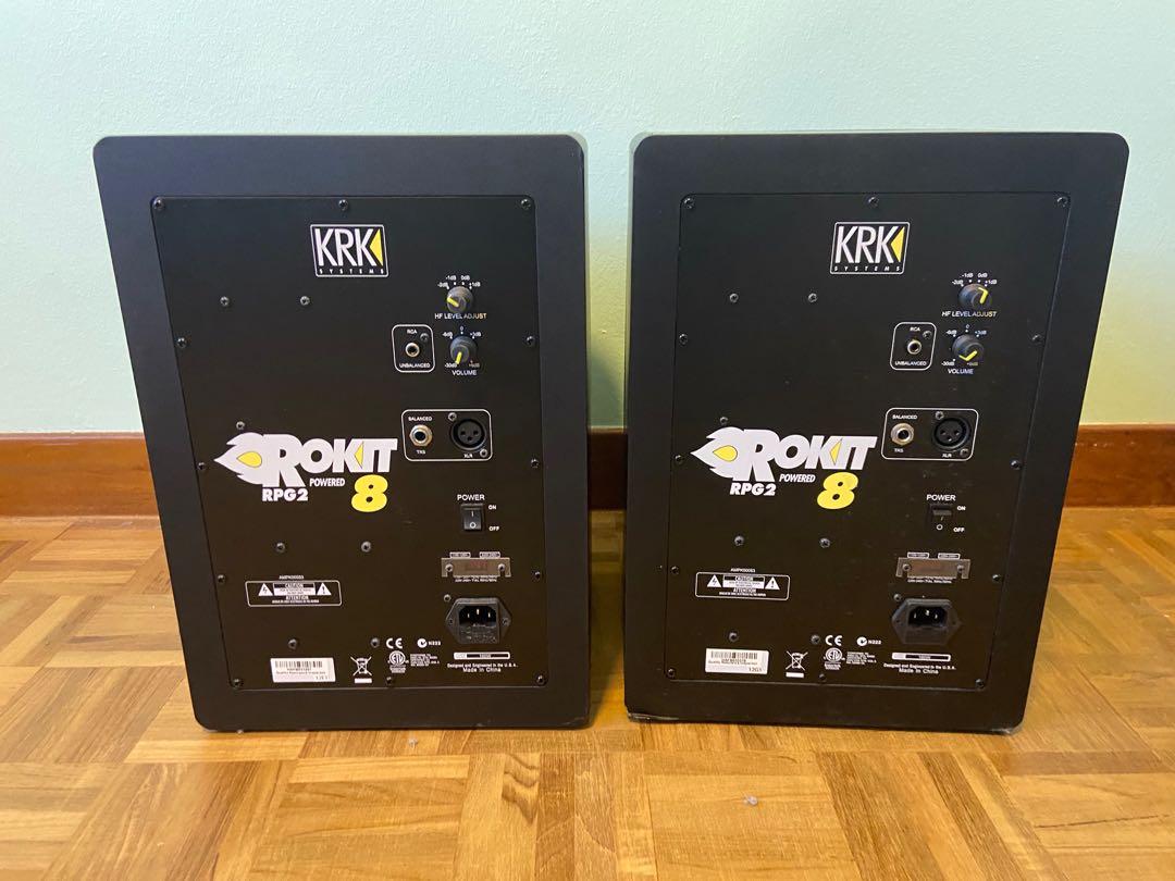 KRK ROKIT 8 GEN 2 STUDIO MONITOR SPEAKERS (PAIR), Audio, Other Audio ...