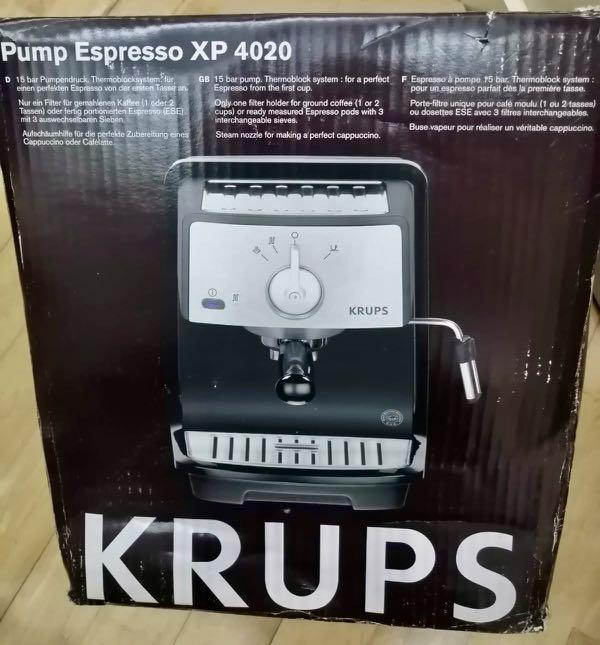 Krups Coffee Espresso XP4020 with Box 咖啡機連盒, 廚房用具 Carousell