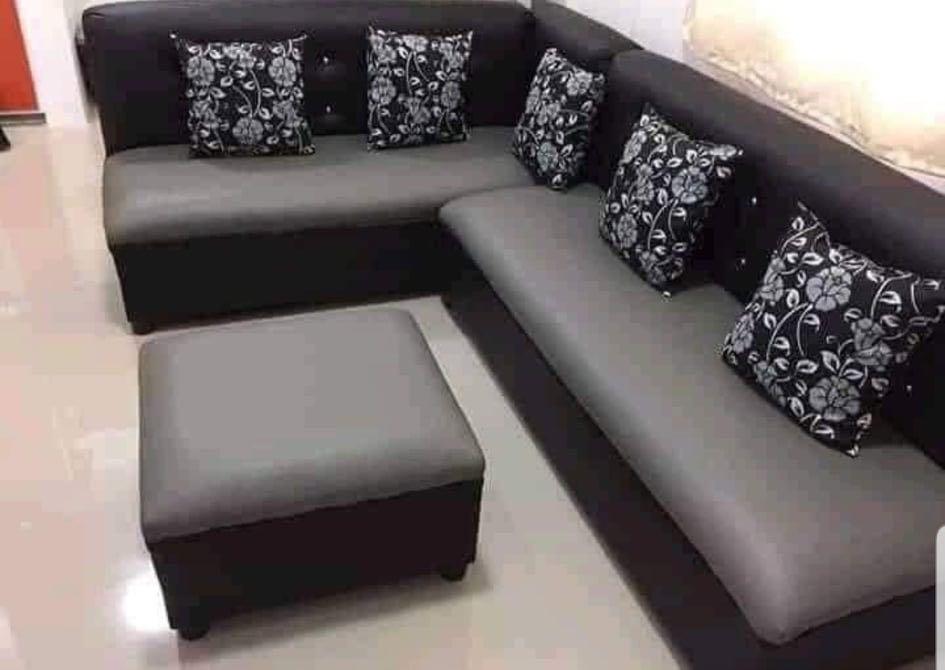 LEATHER SOFA SET! 100 SOLID URATEX FOAM W/ WARRANTY!, Furniture & Home