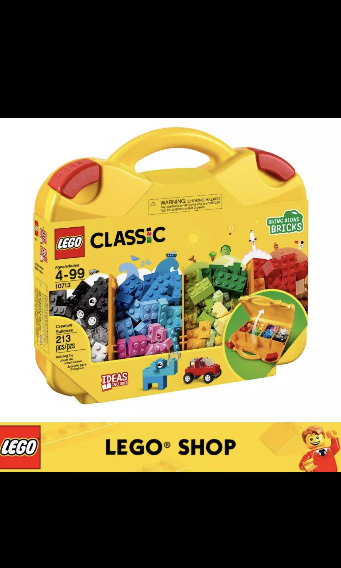 lego classic 10713 creative suitcase