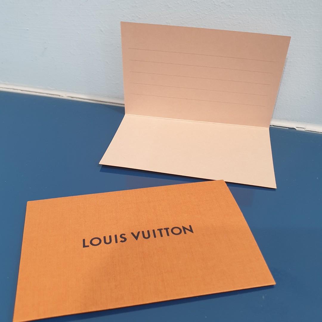 Louis Vuitton LV Gift Card (W10cmx H6.5cm), Luxury, Bags