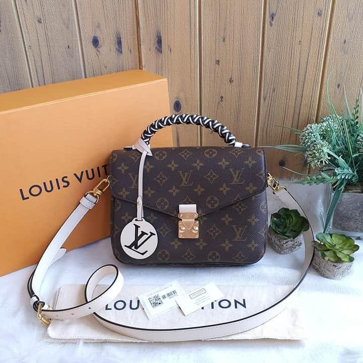 Louis Vuitton, Pochette Matis, Monogram Canvas, Braided Handle