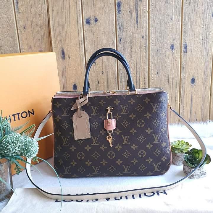 Louis Vuitton Millefeuille Handbag Monogram Canvas and Leather Black 751395