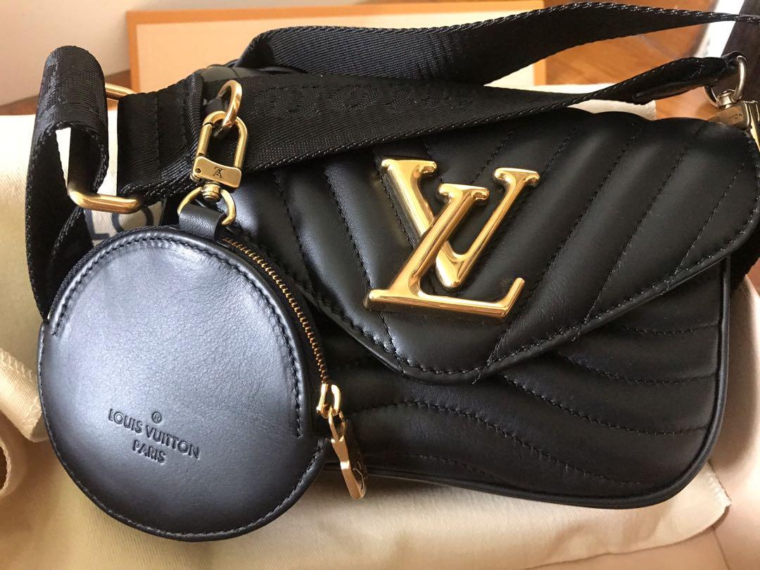 Multi-pochette new wave leather crossbody bag Louis Vuitton Beige