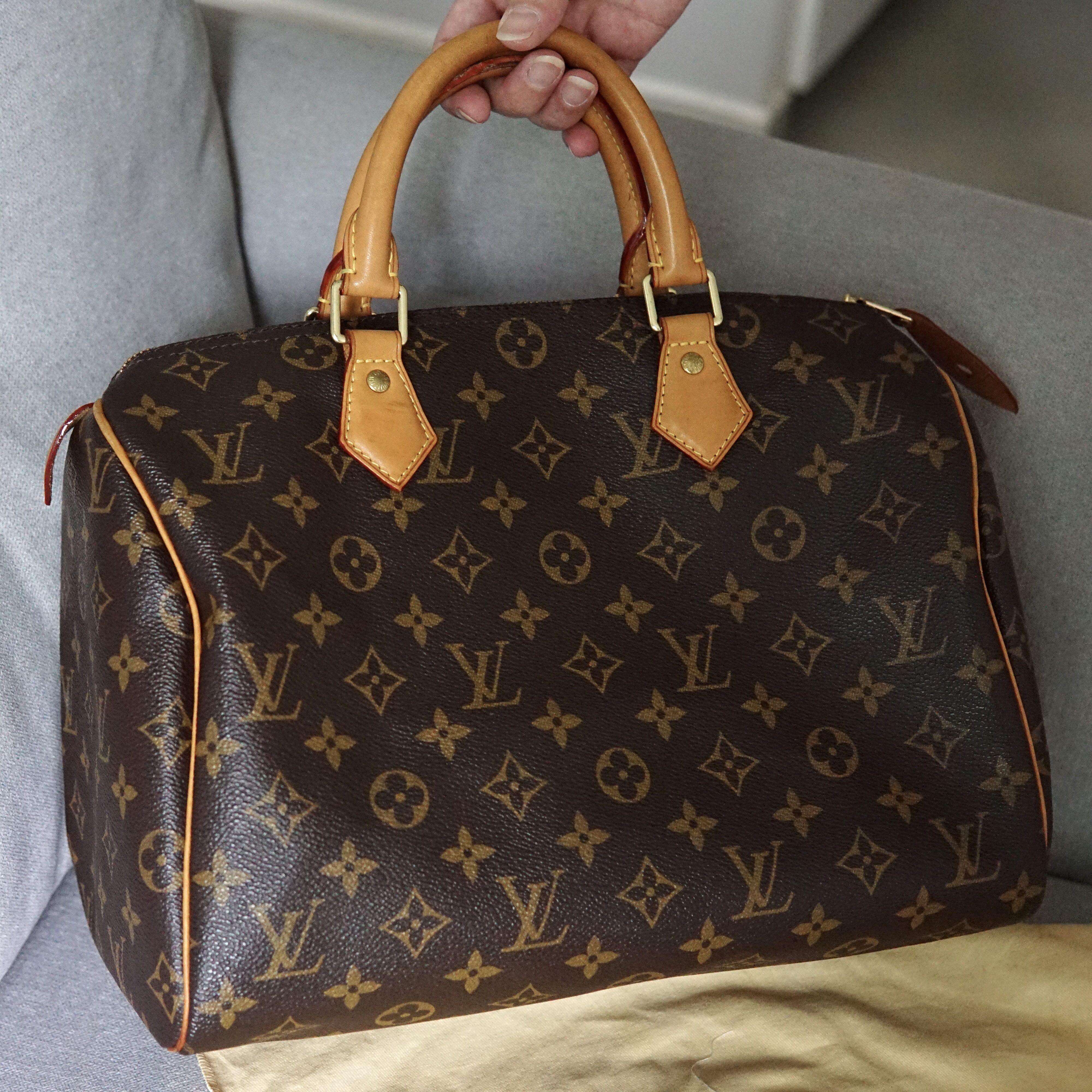 Louis Vuitton Speedy Giant Monogram, Women's Fashion, Bags & Wallets, Tote  Bags on Carousell