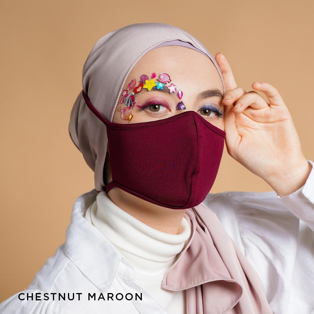 how to wear mask on hijab