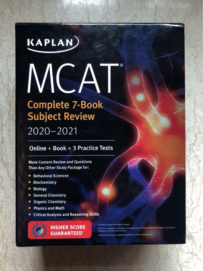 MCAT Kaplan Complete 7-Book Subject Review 2020-2021: Online +