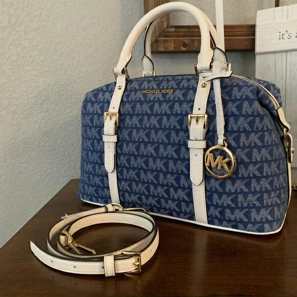 mk denim bag