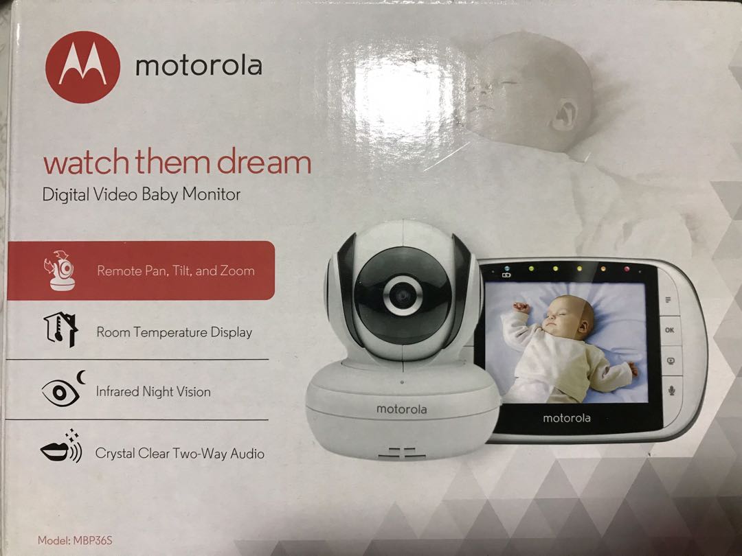 motorola watch them dream digital video baby monitor