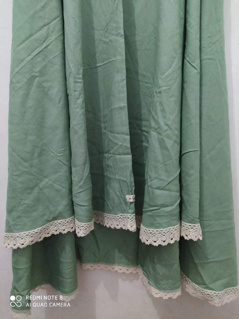 Mukena Bali New Renda Green Tea Fesyen Wanita Muslim Fashion Lainnya Di Carousell