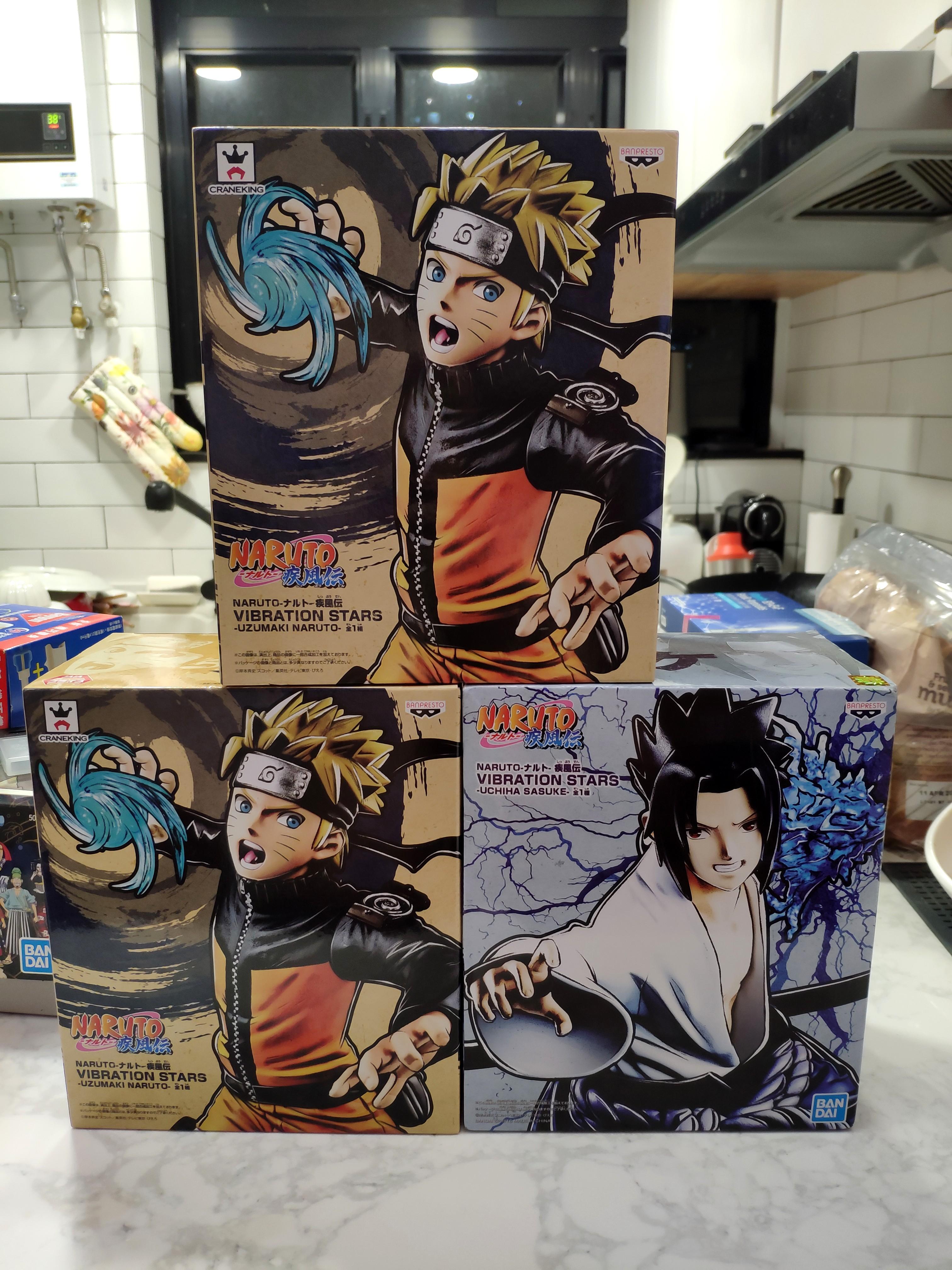 Naruto 疾風傳鳴人佐助共3盒 玩具 遊戲類 玩具 Carousell