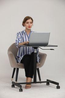 New Arrival ERgonomic Sit-Stand Rolling Mobile Desk~Mobile01