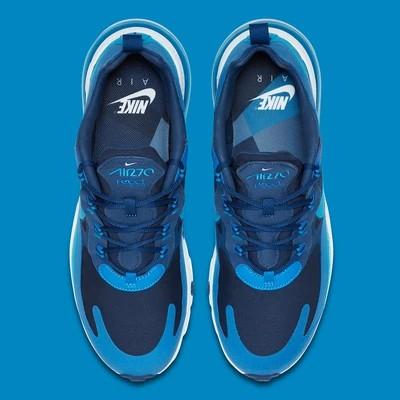 Nike Air Max 270 React 'Impressionism Art' Sneaker | Blue | Men's Size 10