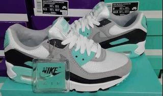 Nike Air Max 90 Women's White Black Mint Grey