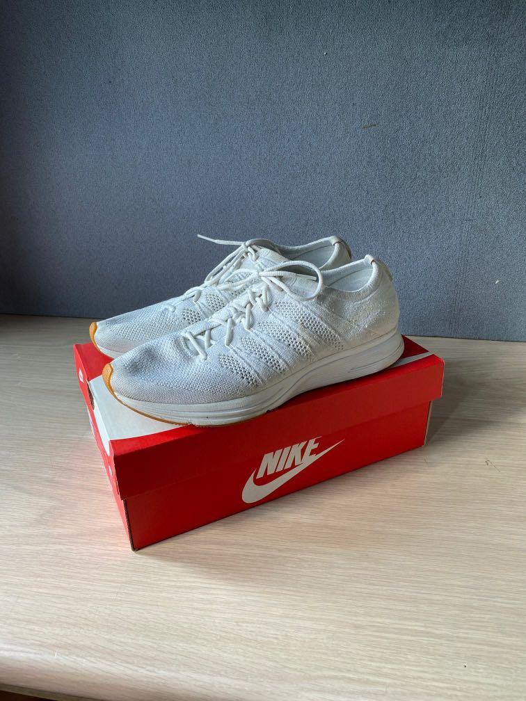 Nike flyknit trainer white gum online