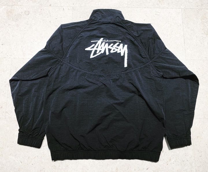 nike x stussy windrunner jacket off noir