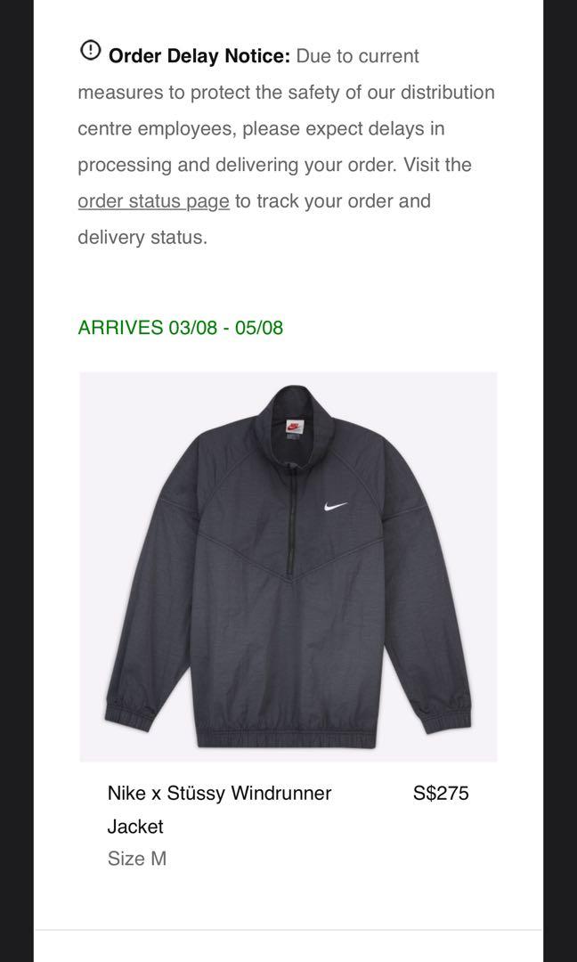 nike x stüssy windrunner