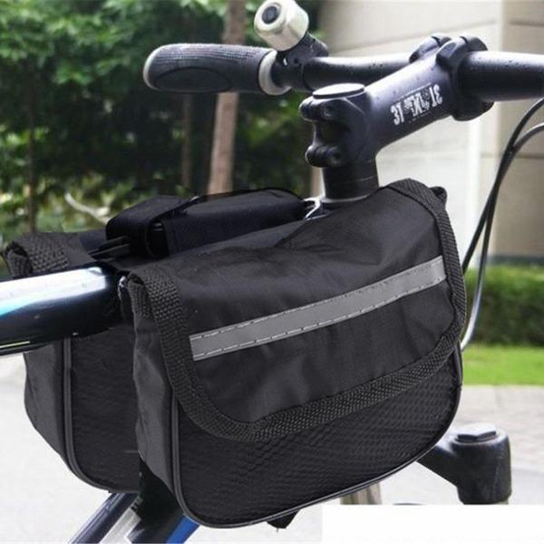Offer Bicycle Front Frame Bag Cycling Bike Tube Pouch Holder Saddle Bags Bicycles Pmds Parts Accessories On Carousell