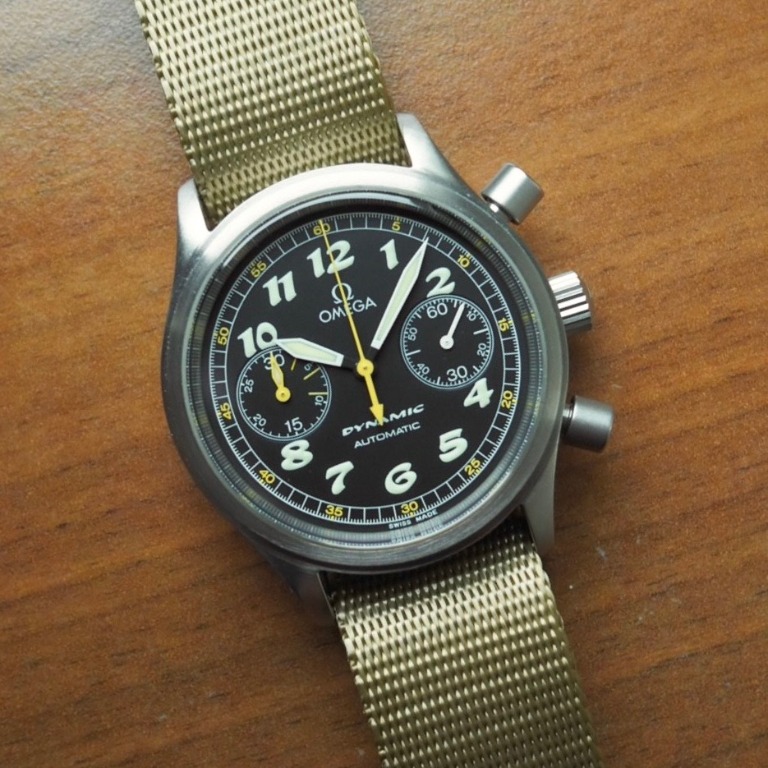 Omega Dynamic Chronograph Fully Overhauled Luxury Watches on