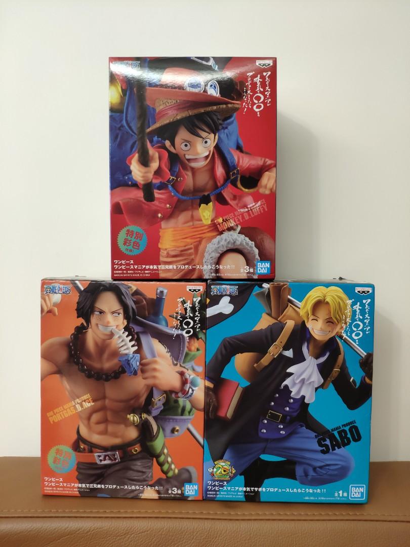 One Piece 海賊王三兄弟一套3盒行版figure 玩具 遊戲類 玩具 Carousell