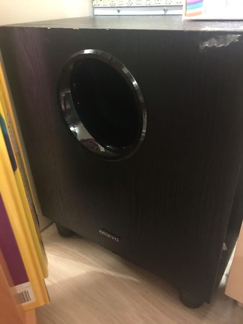 Onkyo HTR393 5.1ch Amplifier 安橋 HTR393 5.1 聲道擴音機, 音響器材, Soundbar、揚聲器