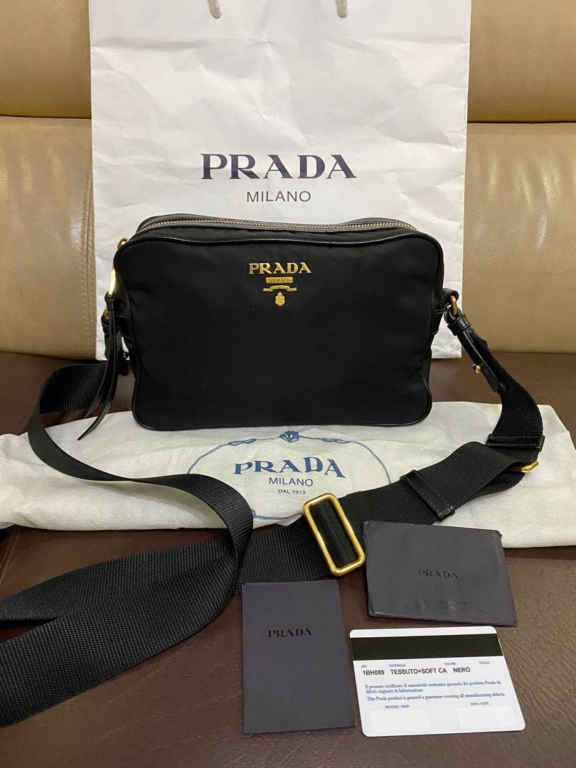 Original Prada Nylon Camera Bag, Luxury, Bags & Wallets on Carousell