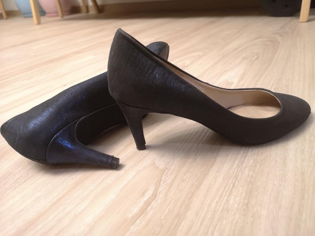 midnight blue shoes high heels