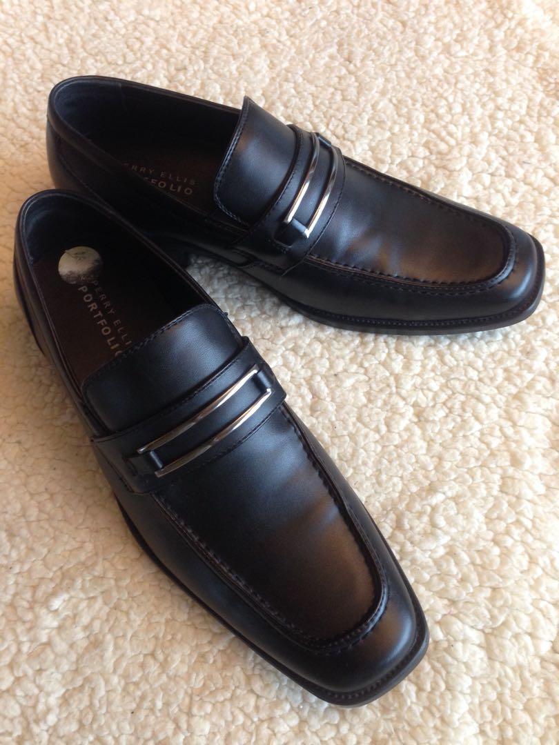 Perry Ellis Mens Black Shoes, Men's Fashion, Footwear, Dress Shoes on  Carousell