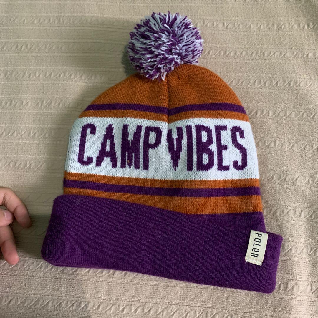 POLER CAMP VIBES BEANIE - Unisex (Category: Hats & Beanies) located in Manila. Submitted by justhercloset (Listing ID 1025119518, Image 2). Description: 10/10 condition.