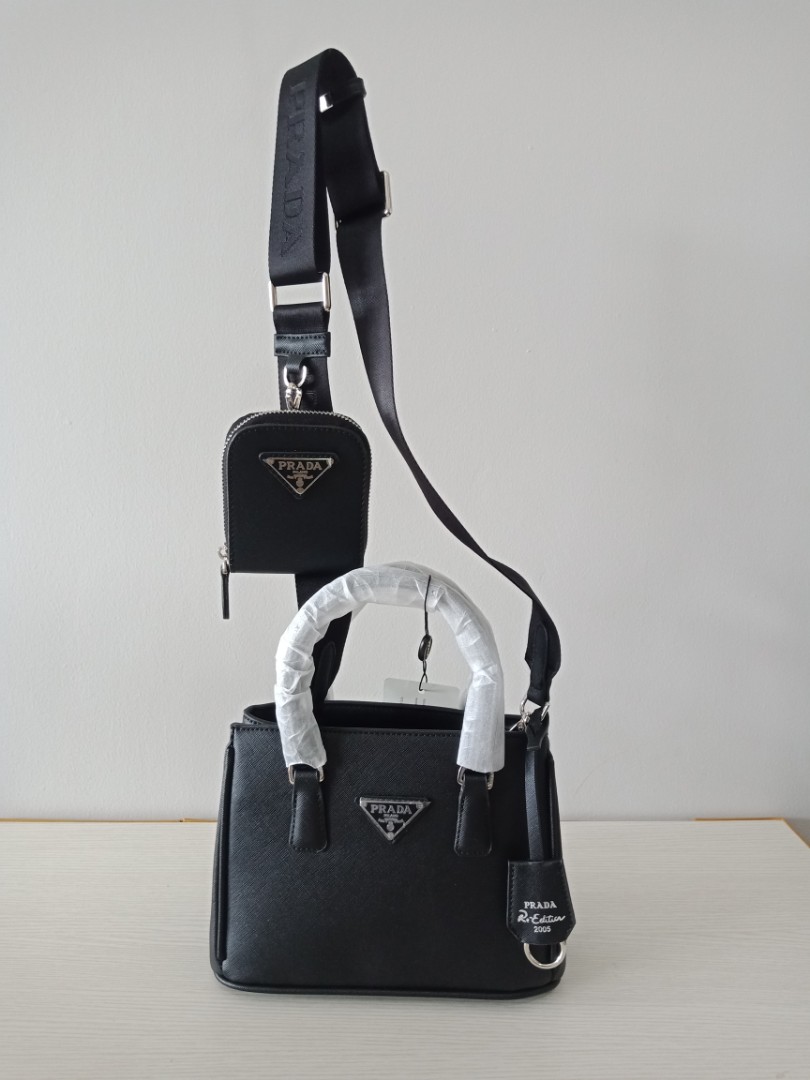 Prada two way bag, Women's Fashion, Bags & Wallets, Cross-body Bags on  Carousell