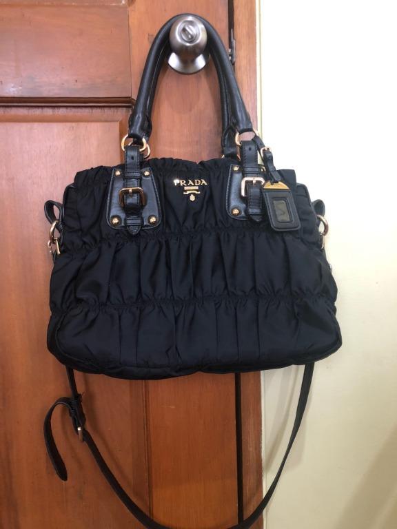 Preloved Prada Nylon Gaufre (Category: Purses & Pouches) located in Paranaque City. Submitted by 8treasures (Listing ID 1025095975, Image 1). Description: - Authenticity not guaranteed - 8/10 condition - Handpicked from Korea .