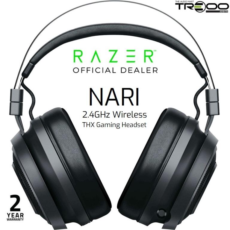 [Discontinued] Razer Nari Wireless 2.4GHz Over-the-Ear Gaming Headset ...