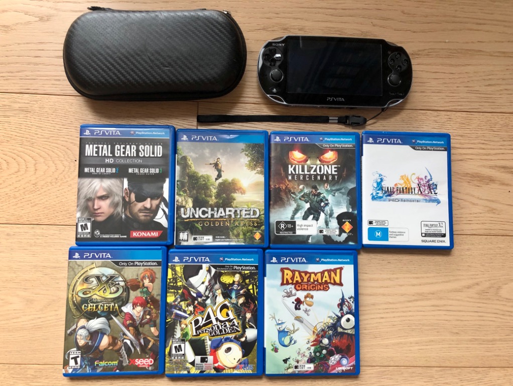 PSVITA/PS Vita Games set Ragnarok Odyssey Mercenart Edition, Conception 2  Children of the 7 stars,Muramasa Rebirth, YS Memories of Celceta, God of