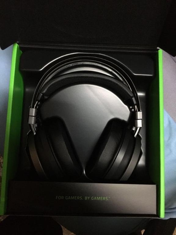 Razer Nari Ultimate Wireless 7 1 Surround Sound Gaming Headset Electronics Audio On Carousell