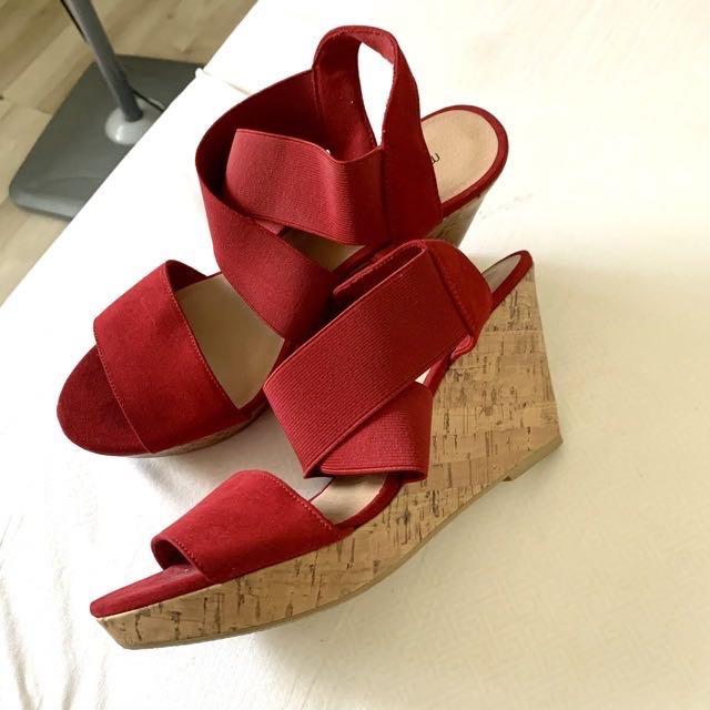 Christian Siriano Sandals Red ref.132214 - Joli Closet