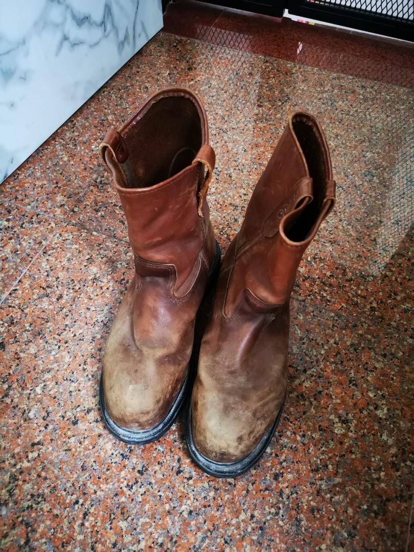 Red wing top pecos boots