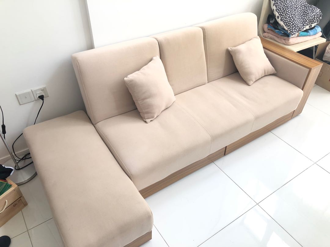 Sarai storage outlet sofa bed