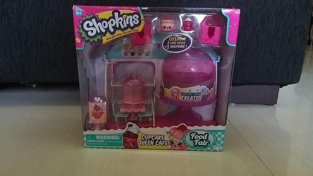 Shopkins Cupcake Queen Cafe Unopened Toys Games Bricks Figurines On Carousell Shopkins inspired cupcake queen paper decoration, can be used to decorate walls for parties, kid's room, play room. carousell