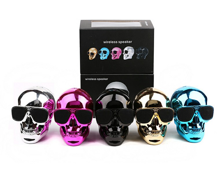 skull bluetooth speaker