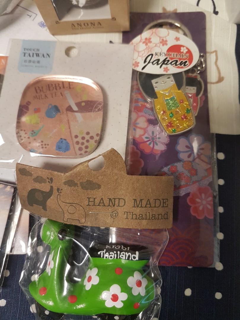 Souvenirs like Keychains and ref magnets and mug (Category: Character Goods) located in Manila. Submitted by shandy_leer (Listing ID 1025123578, Image 3). Description: Starbucks mug-300(SOLD), Naruto keychain-200, Tokyo tower keychain-200,All others at 50..