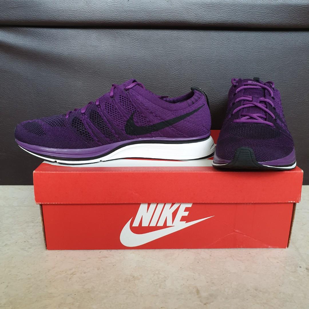 STEAL BNIB Authentic Nike Men s Flyknit Trainer Night Purple