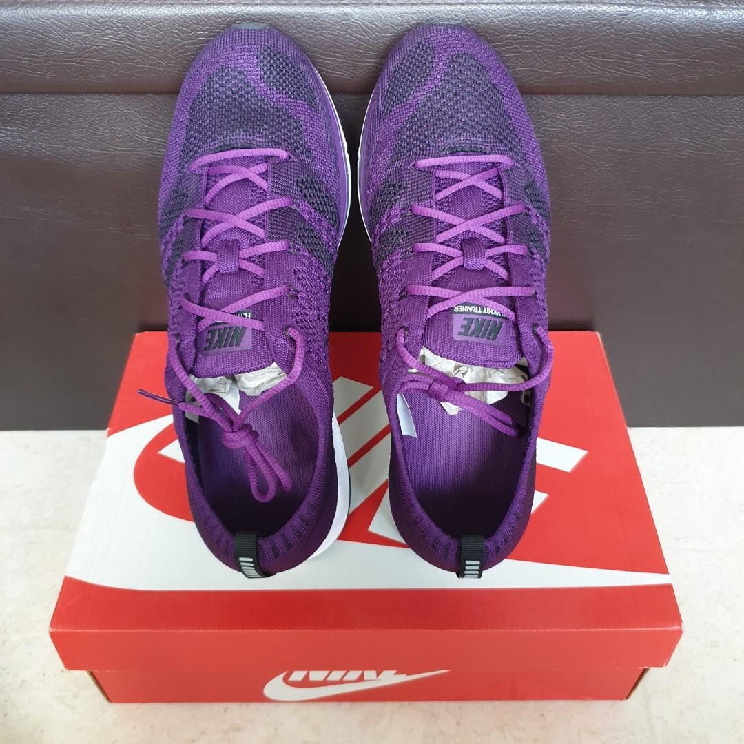 Purple 2024 flyknit trainer