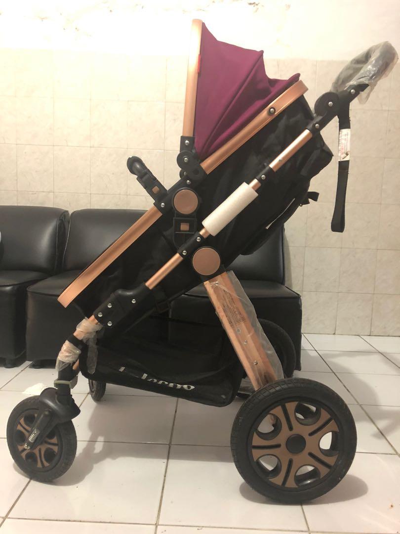 Stroller atau Trolly Bayi Belco Bayi Anak Kereta Kursi Goyang