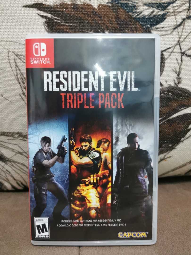 Switch Game Resident Evil Triple Pack 惡靈古堡三重3重包(4-6都 